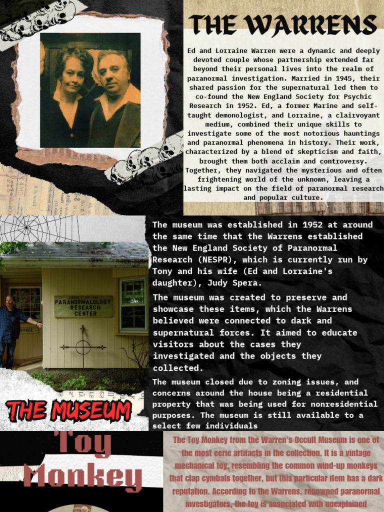 The Warren Occult Museum's Artifacts | PDF | Paranormal