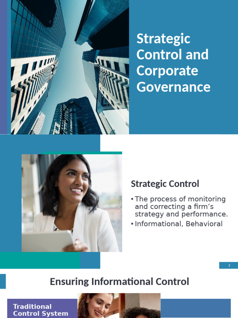 Strategic Control and Corporate Governance | PDF | Incentive | Board Of ...
