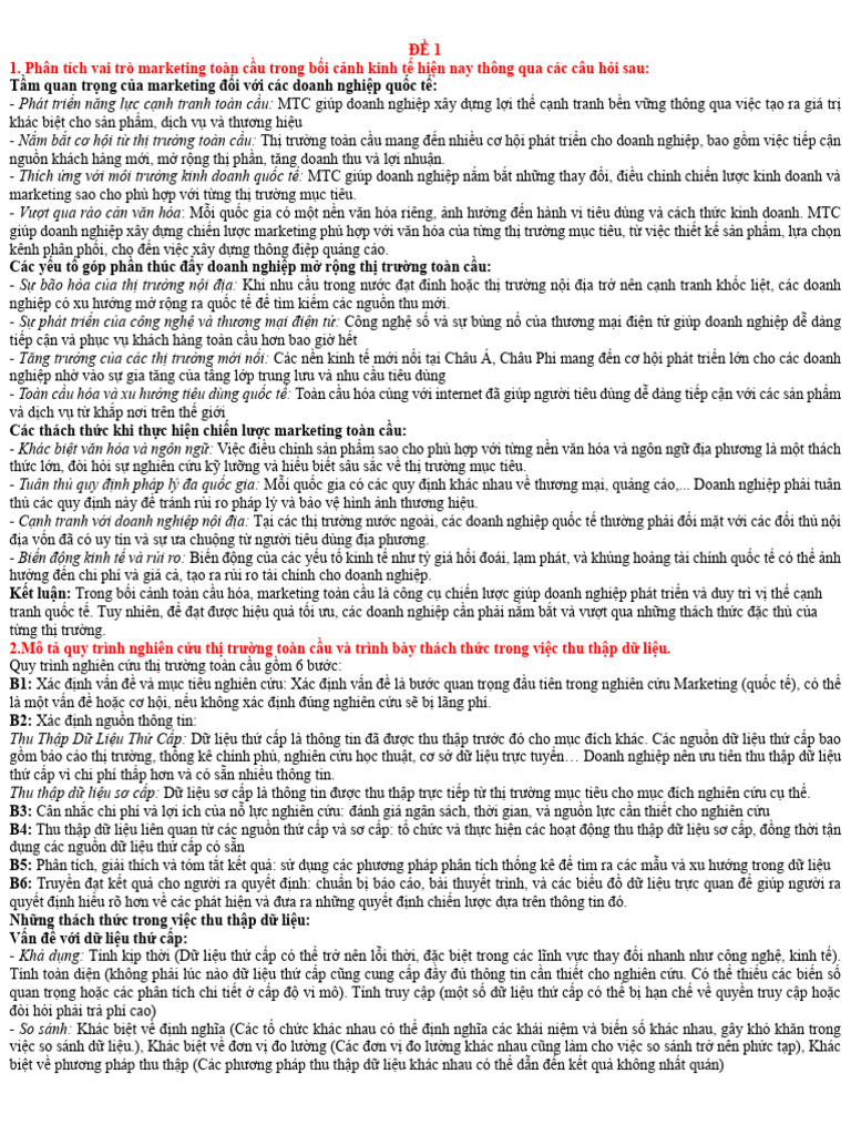6 đề MTC | PDF