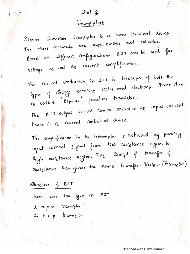 Ece Unit2 Notes | PDF
