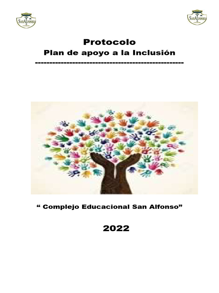 Protocolo Plan de Apoyo A La Inclusion 2022 | PDF | Inclusión ...