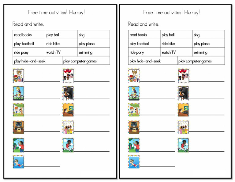 Activities | PDF