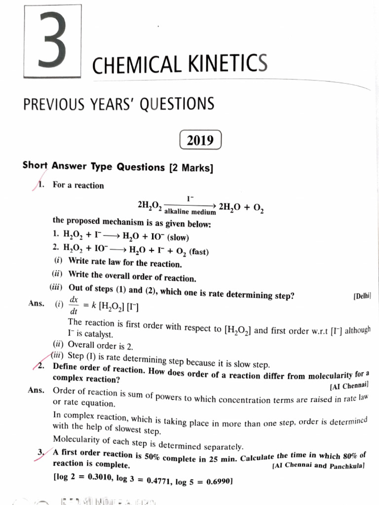 Previous Year Question Answers Chapter 3 | PDF