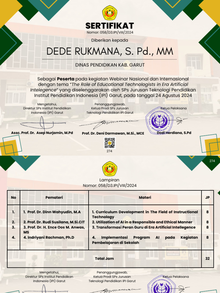 DEDE RUKMANA, S. PD., MM | PDF