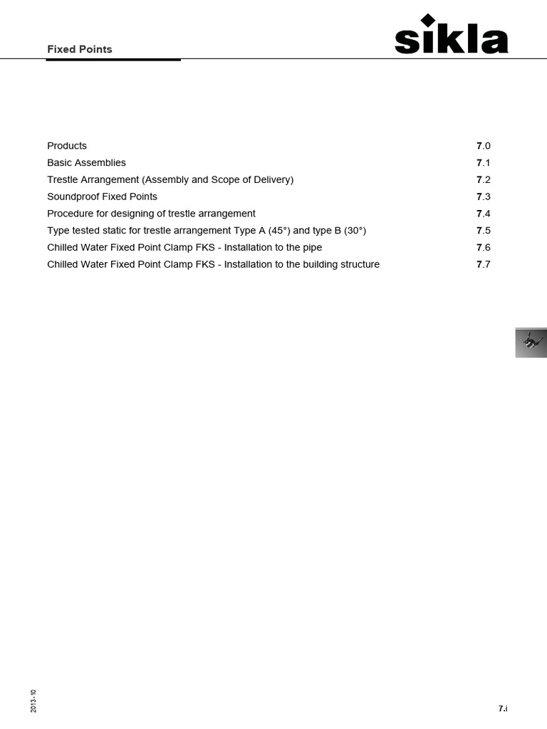 Fixed Points Design and Installation Guide | PDF | Pipe (Fluid ...