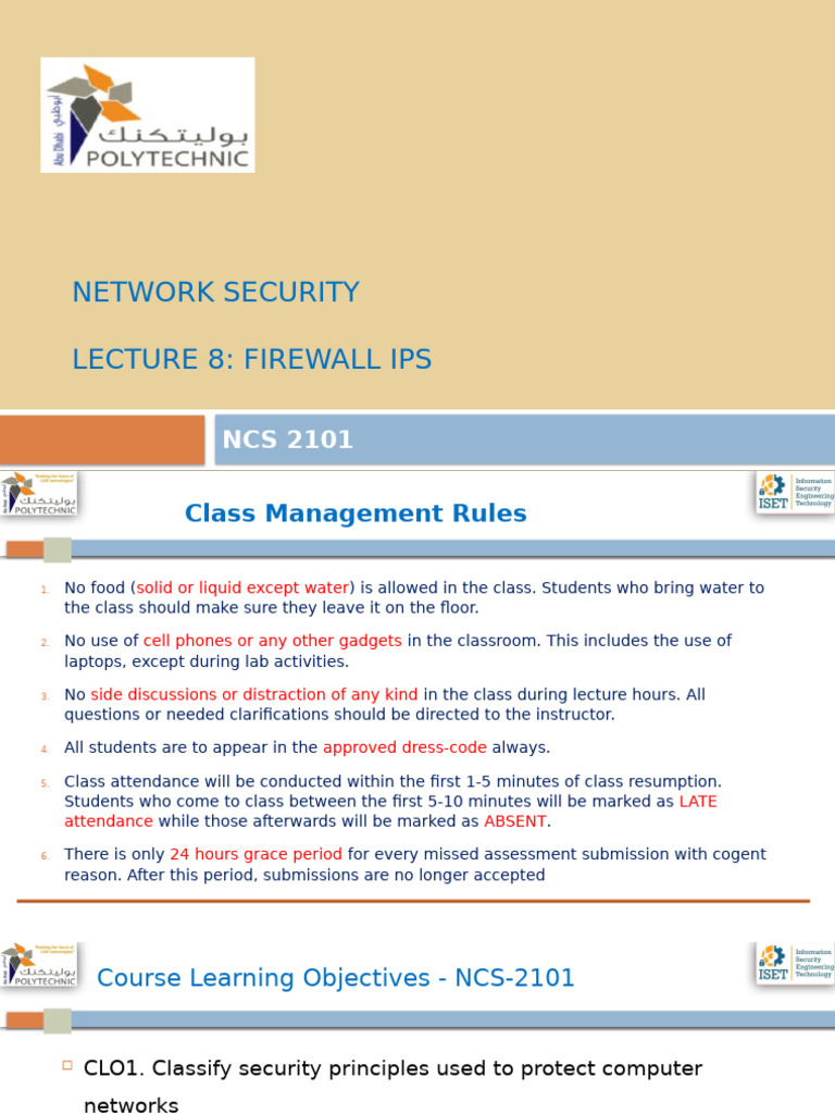 Firewall and Intrusion Prevention Overview | PDF | Malware | Denial Of ...