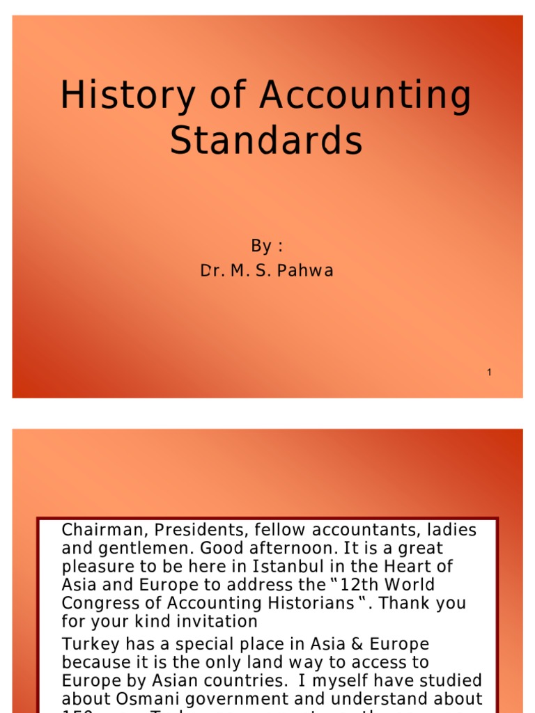 History of Accounting Development | PDF | International Financial ...