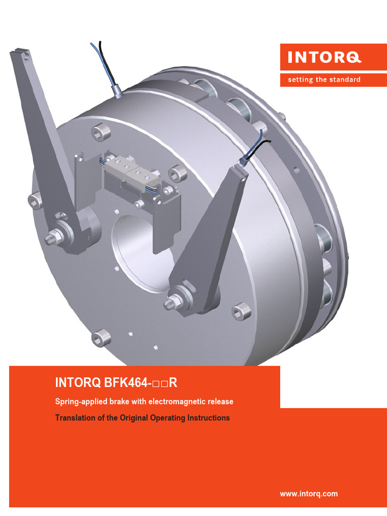 INTORQ BFK464 Spring-Applied Brake Guide | PDF | Screw | Brake