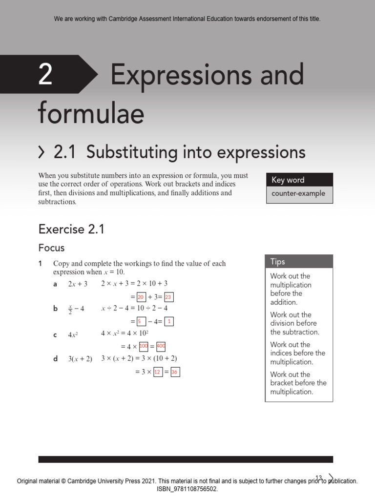 Math Assignment 2.1 | PDF | Mathematics | Elementary Mathematics