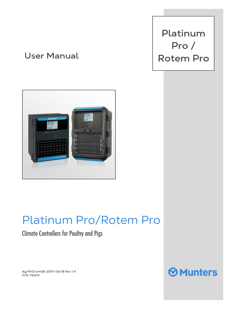 Platinum Pro Rotem Pro User en r1.9 v624 Mur 116473 B | PDF ...