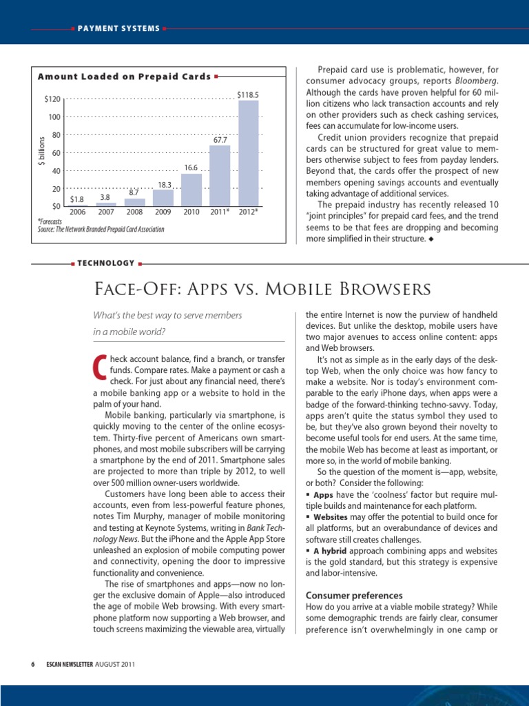 Apps Vs Mobile Browsers PDF Mobile App Smartphone