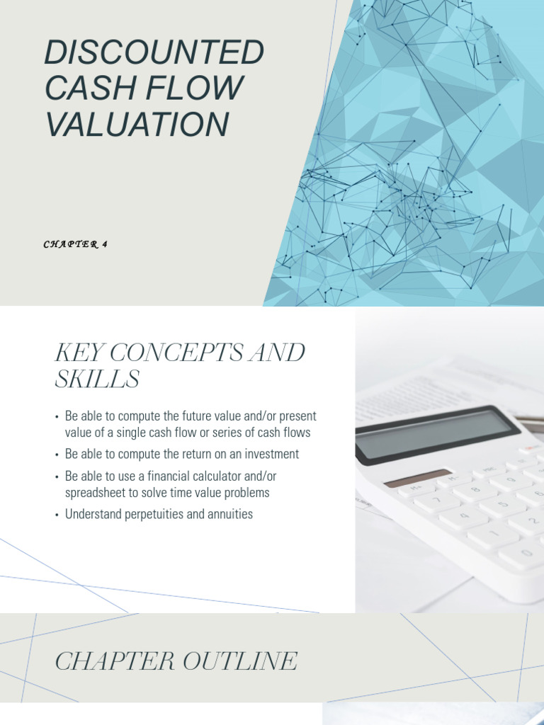 Chapter4 DiscountedCF | PDF | Net Present Value | Present Value