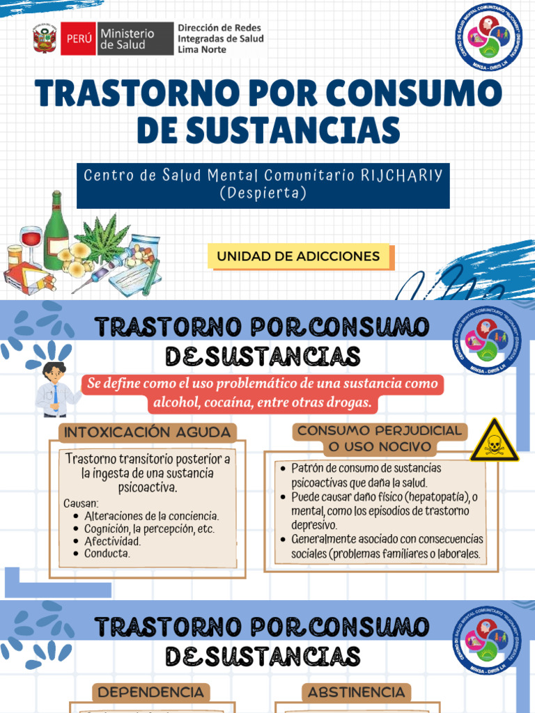 Trastornos por Consumo de Sustancias | PDF | La dependencia de ...