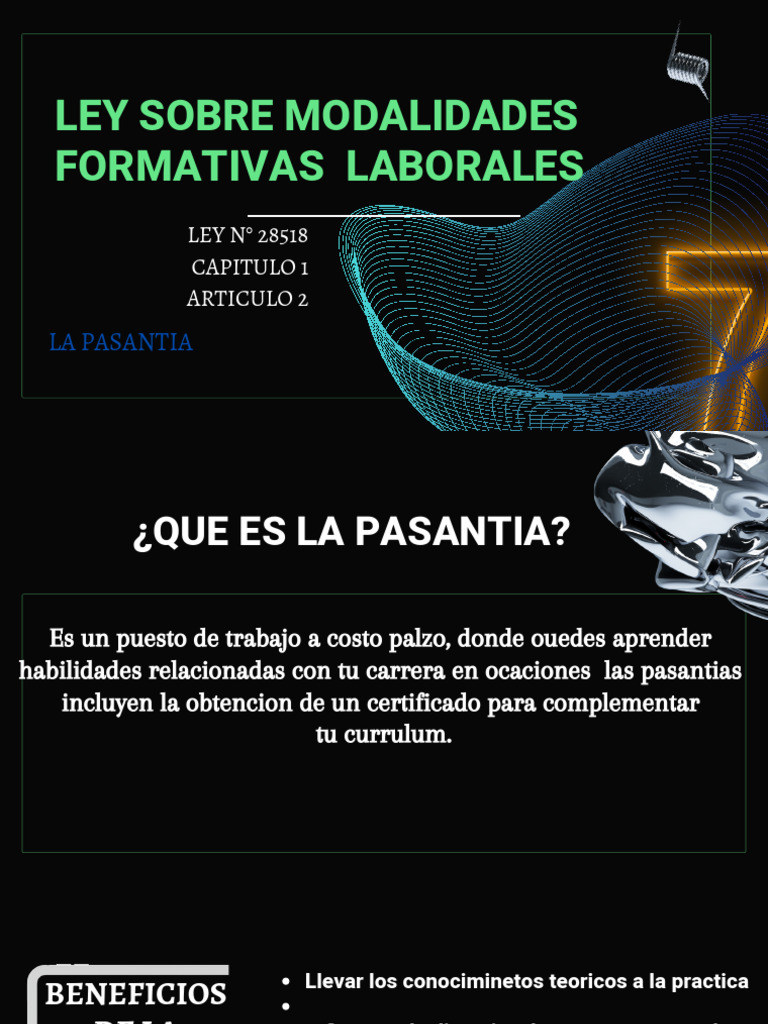 ¿Que Es La Pasantia | PDF