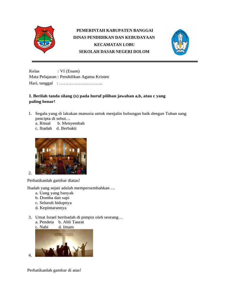 Soal Agama Kelas 6 Pdf
