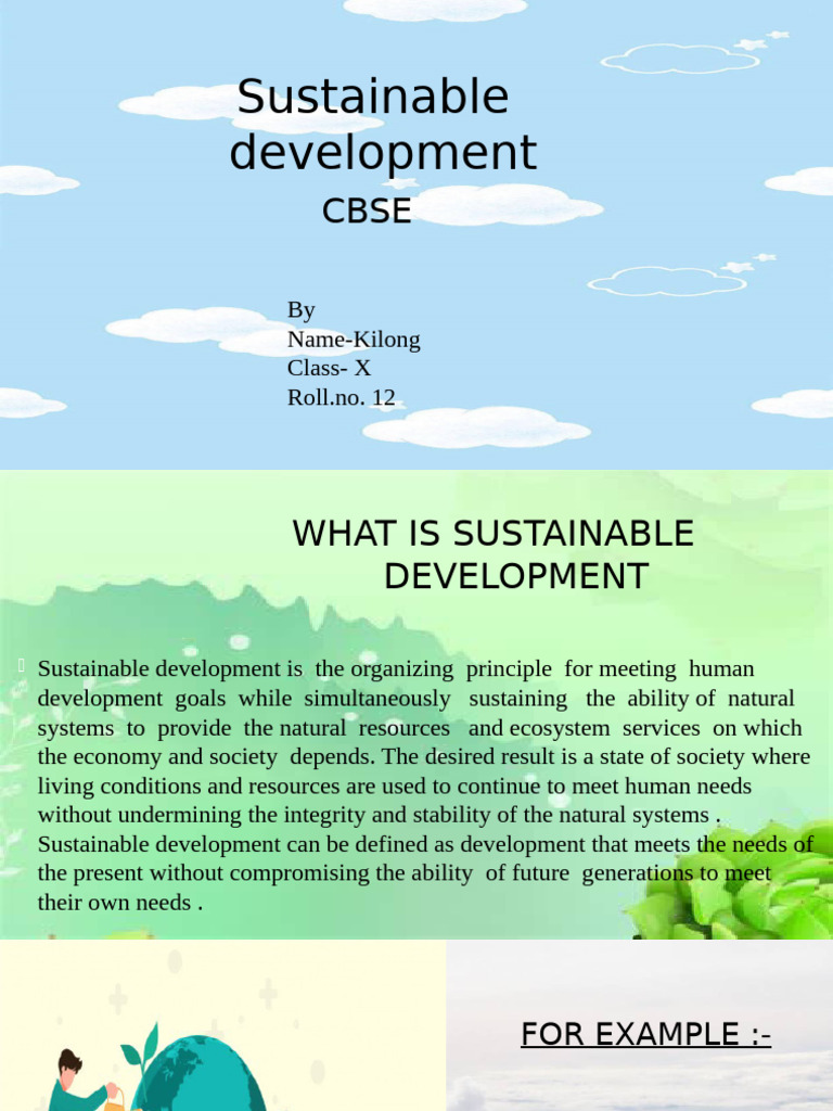 Understanding Sustainable Development | PDF | Sustainability ...