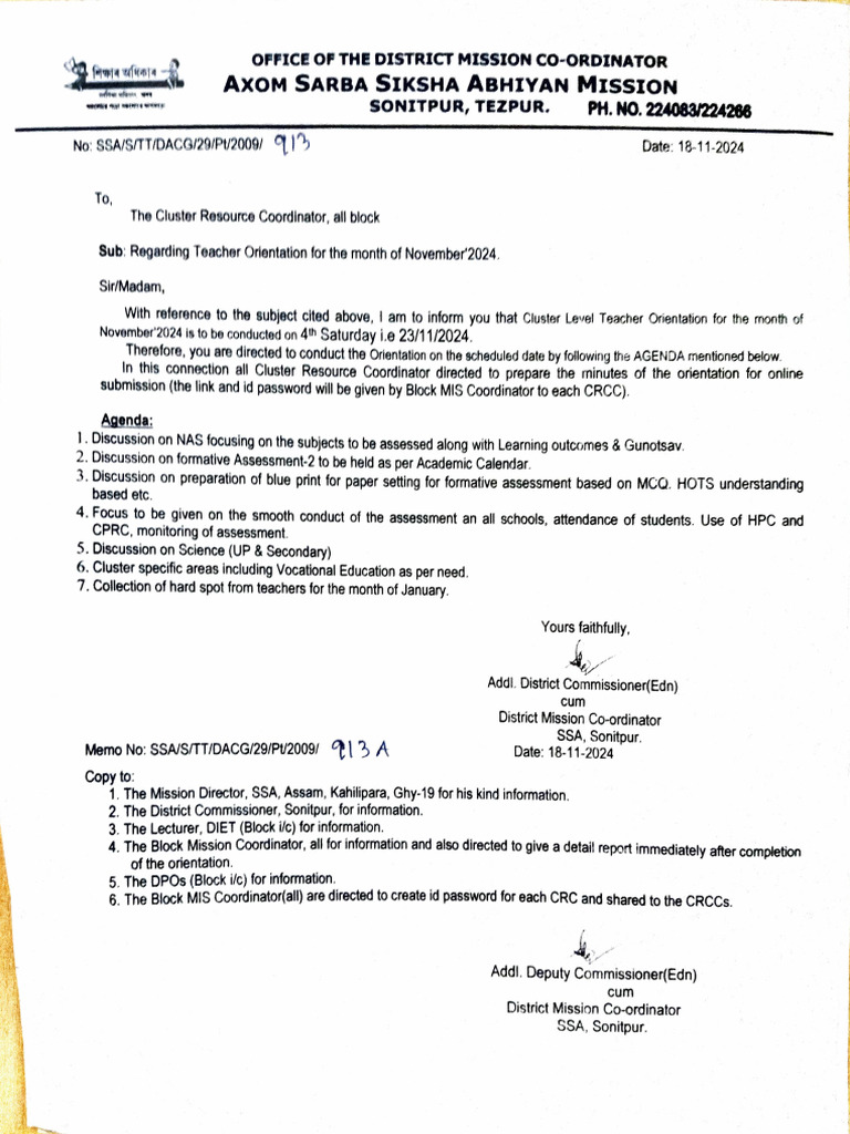 Teacher Orientation Notice | PDF