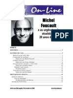Michael Foucault e as Urgências Da Atualidade 20 Anos Depois