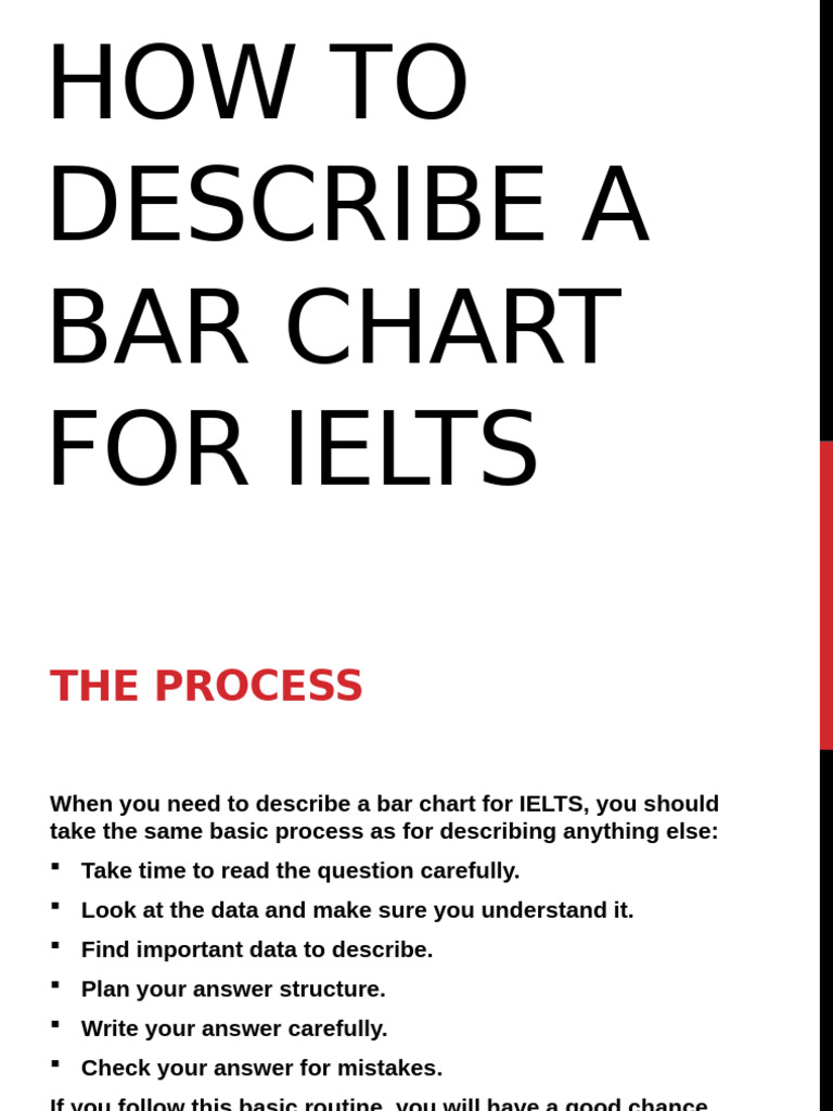 Describing Bar Charts for IELTS | PDF