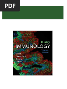 Immediate Download Kuby Immunology 8th Edition by Jenni Punt (Ebook PDF) Ebooks 2024