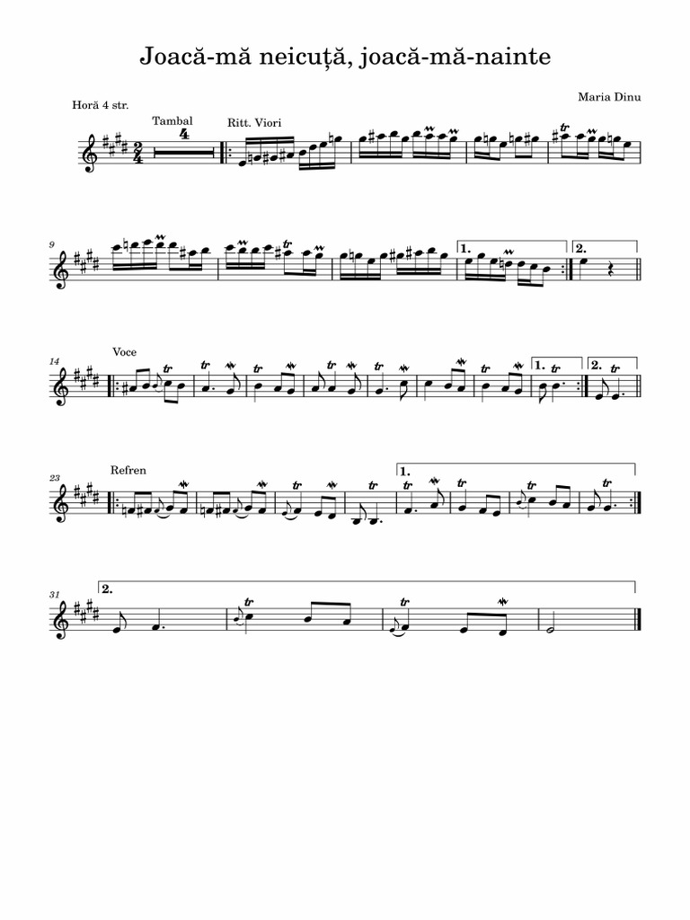 Muzica pdf