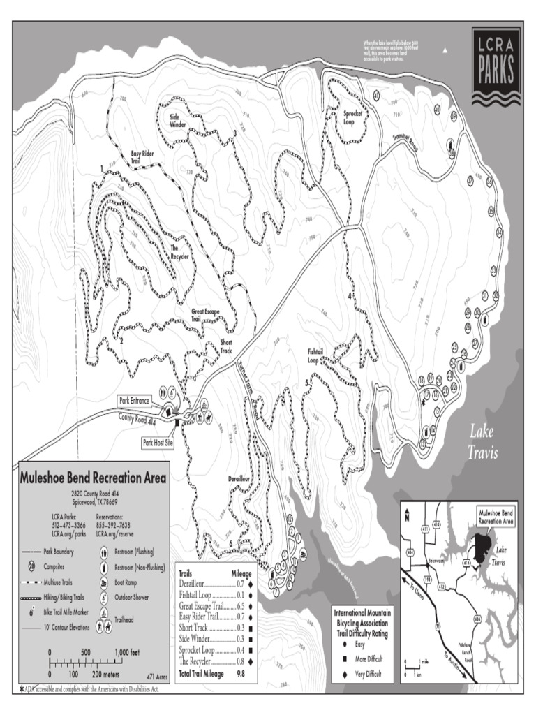 Muleshoe Bend Recreation Area Guide | PDF | Trail | Outdoor Recreation