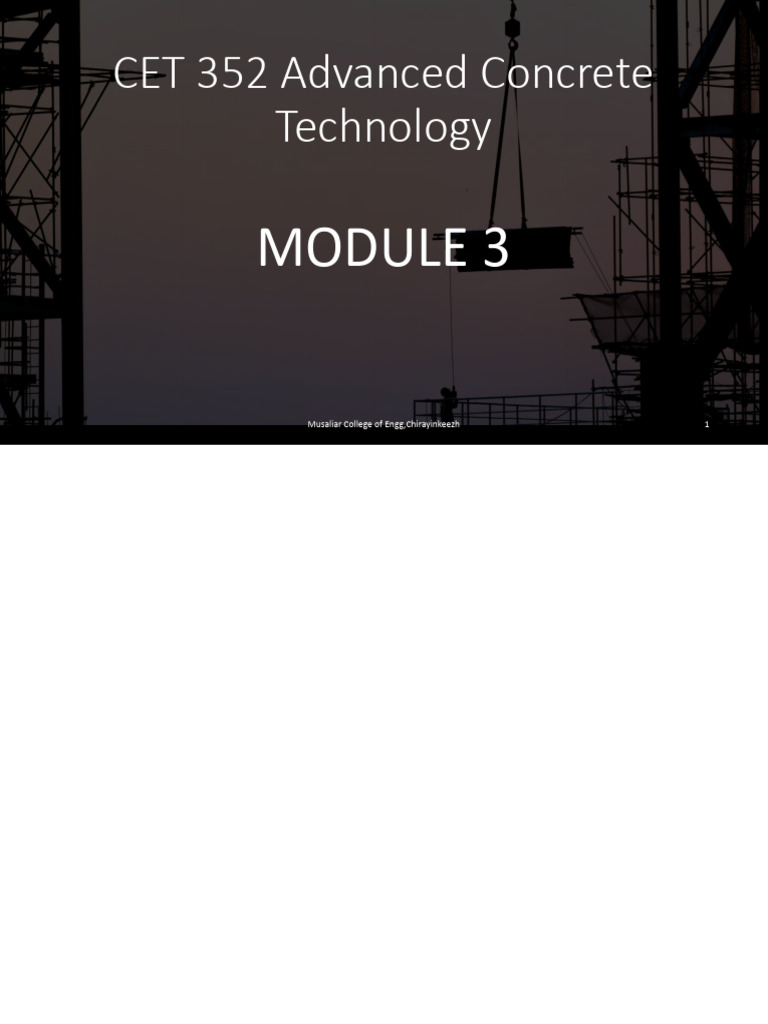 Mod 3 | PDF | Young's Modulus | Concrete