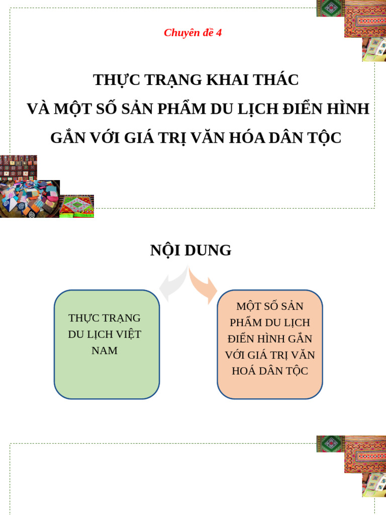 TH C TR NG Khai Thác Văn Hóa | PDF