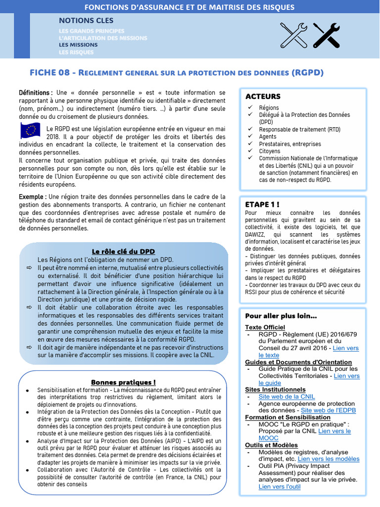 RGPD : Guide de Conformité et Bonnes Pratiques | PDF | Vie privée et ...