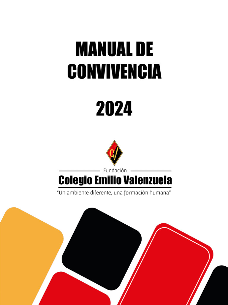 Manual de Convivencia 2024 FCEV | PDF | Acoso cibernético | Maestros