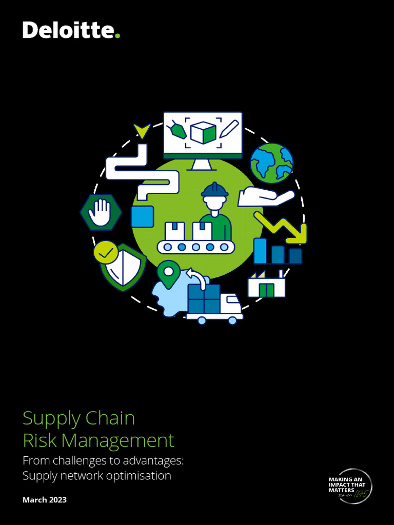 Supply Chain Risk Management Strategies | PDF | Supply Chain | Risk ...