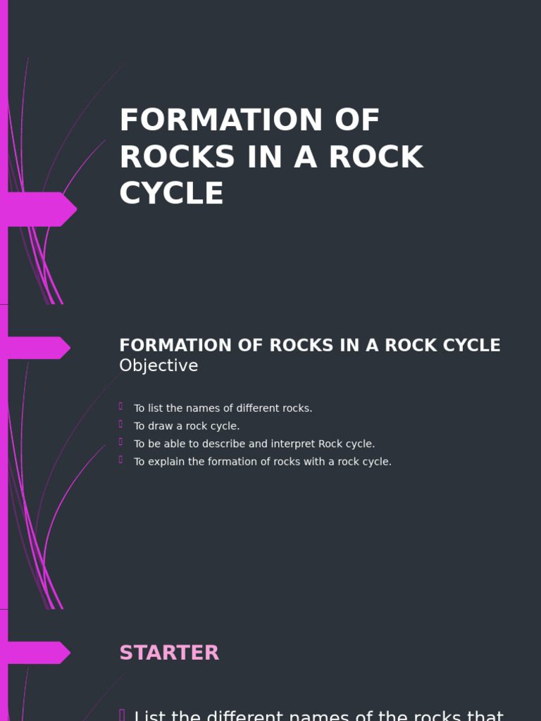 Rock Cycle Types of Rocks. | PDF | Rock (Geology) | Sedimentary Rock