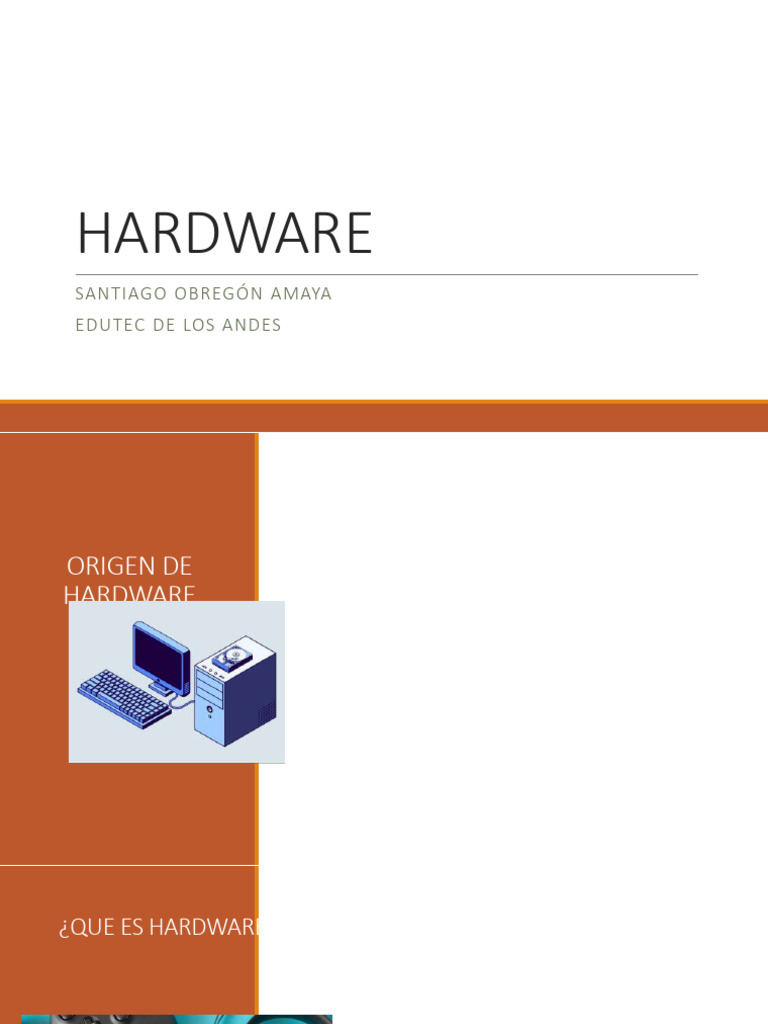 Hardware Santiago Edutec | PDF | Hardware de la computadora ...