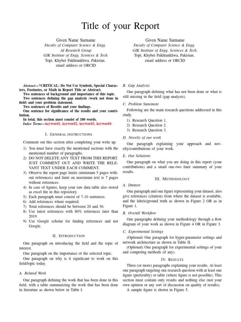 Conference Template Pdf Accuracy And Precision Deep Learning