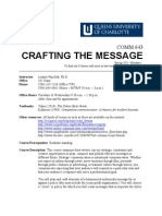 08 Crafting the Message Syllabus