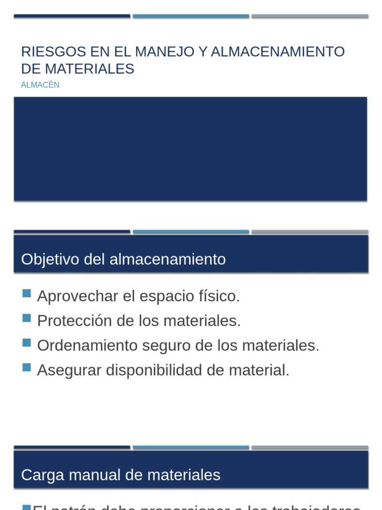 NOM-006-STPS-2014 Riesgos en El Manejo y Almacenamiento de Materiales | PDF