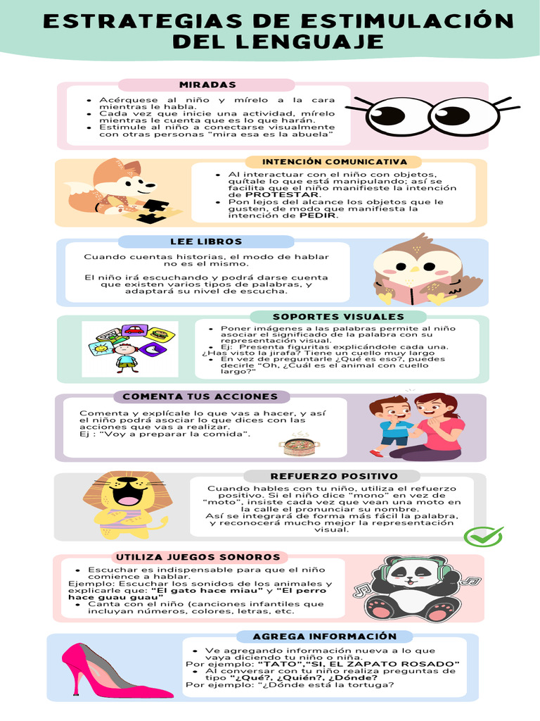 Estrategias para Estimular el Lenguaje Infantil | PDF | Ciencia cognitiva