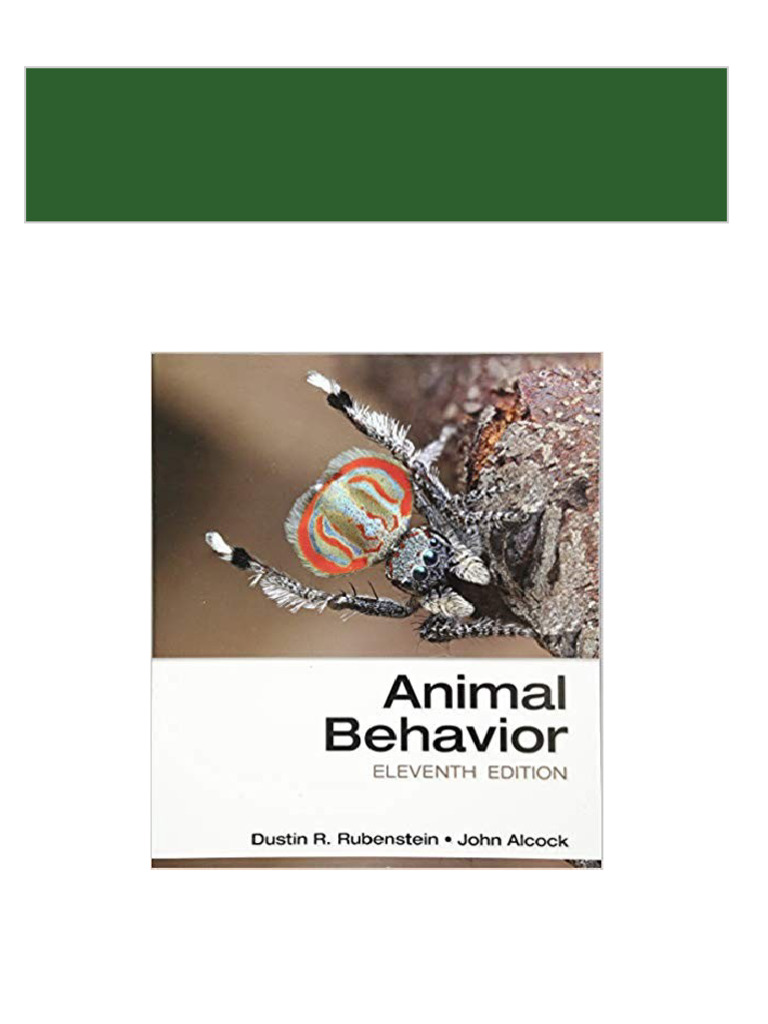 Ebooks File (Ebook PDF) Animal Behavior 11th Edition by Dustin R 