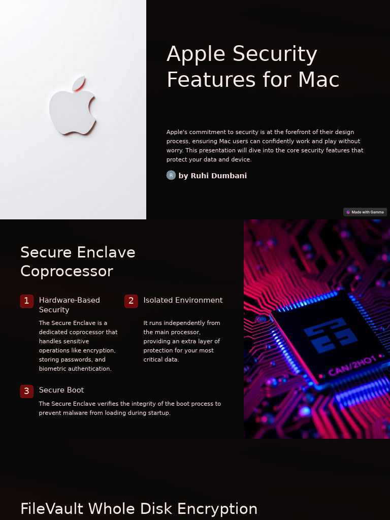 Mac Security Features Overview | PDF | Security | Computer Security