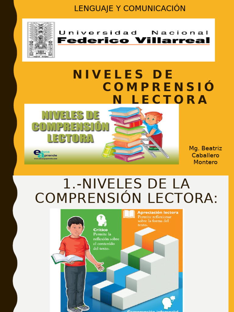 Clase 10 - Niveles de Comprensión Lectora | PDF | Comprensión lectora