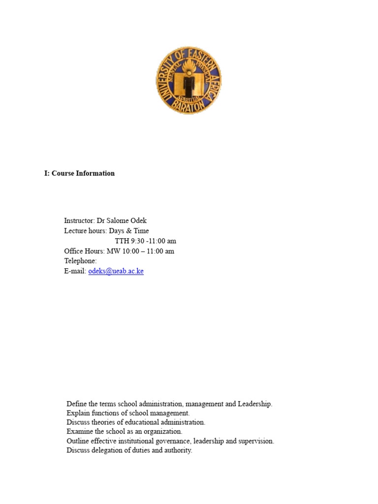 Educational Policy and Management Course | PDF | Academic Dishonesty ...