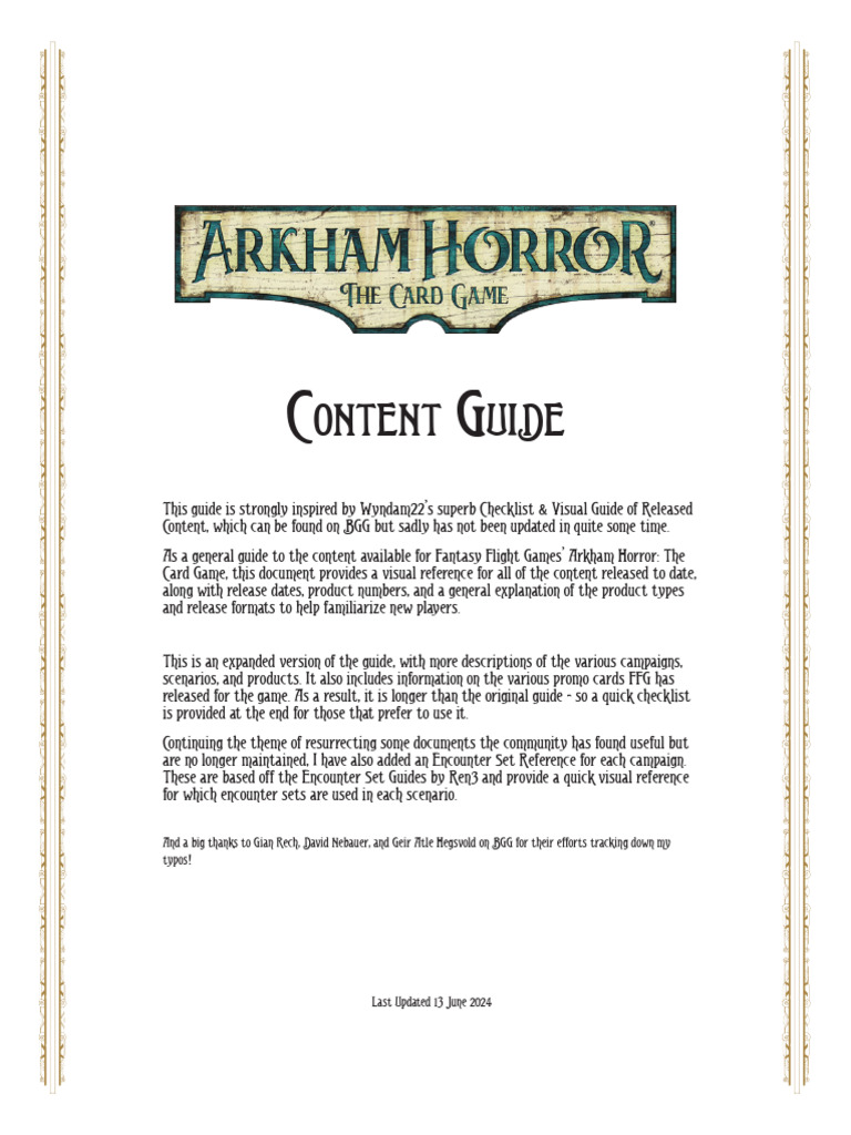 arkham horror card game strategy Asmodee Horror: Lovecraft Letter All You Need to Know