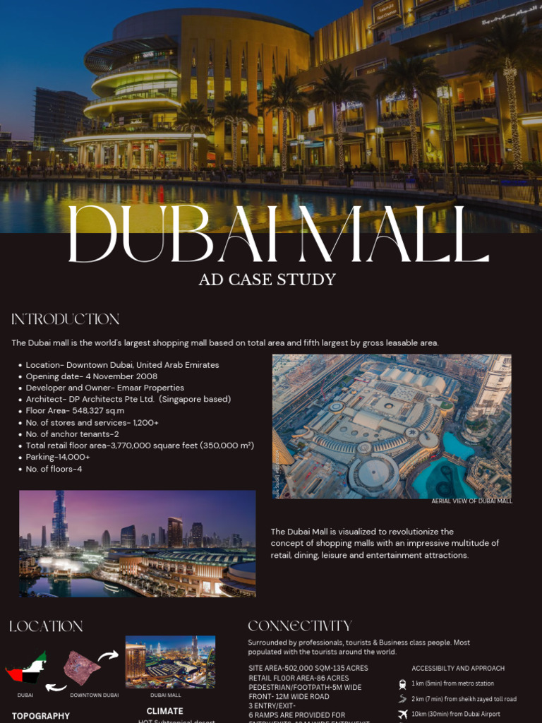 Case Study 1 Grup 17 Pdf Dubai Shopping Mall