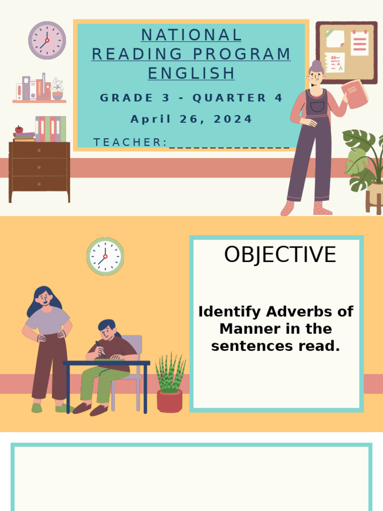 Grade 3 English Adverbs Lesson Plan | PDF