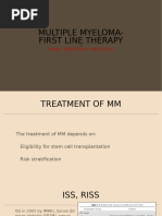 Myeloma VRD Protocol UPTODATE | PDF | Chemotherapy | Multiple Myeloma