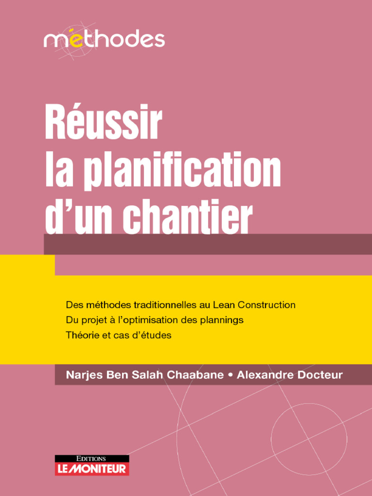 Guide de planification de projet BTP | PDF | Gestion de projet ...
