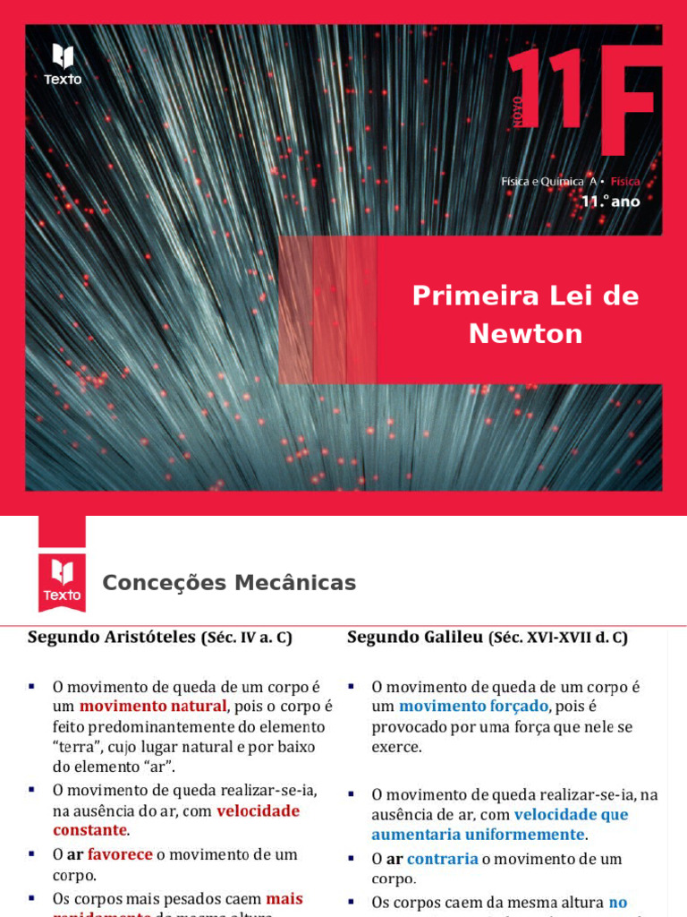 Primeira Lei de Newton: Lei da Inércia | PDF | Leis do Movimento de ...