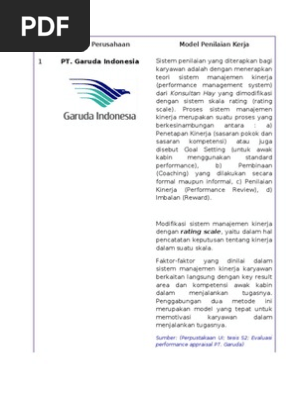 Tugas Penilaian Kerja