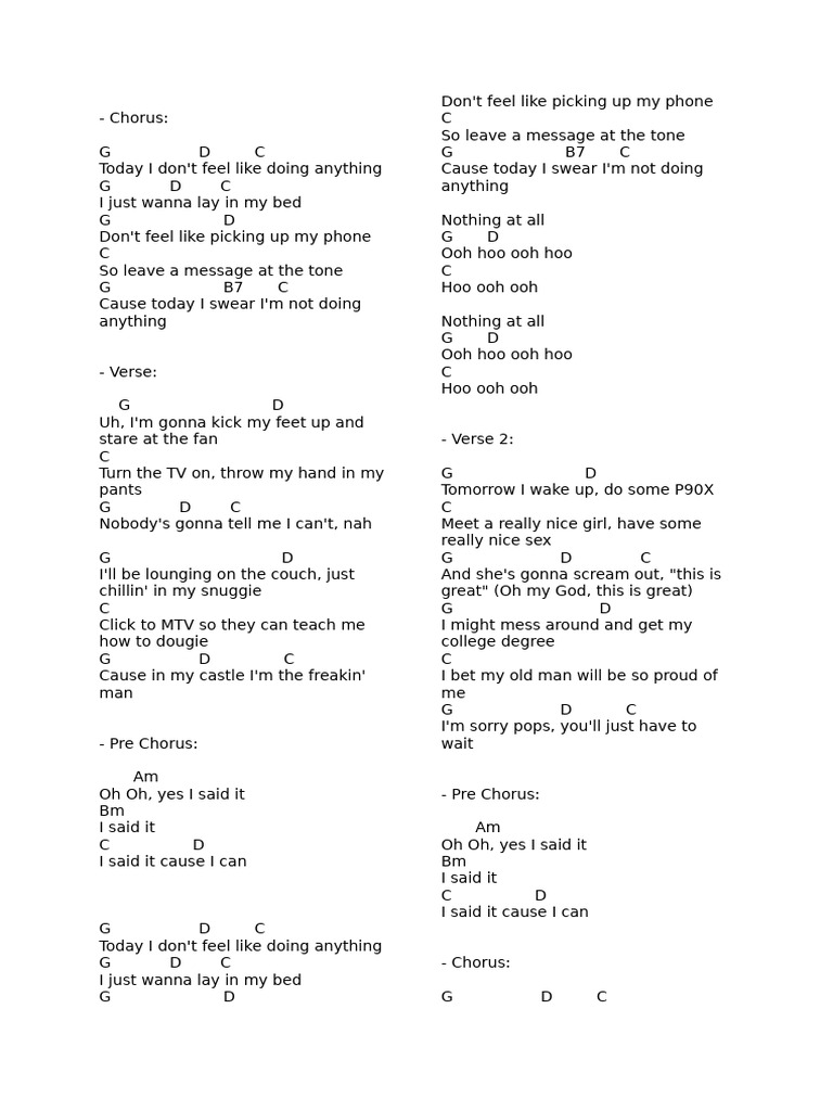 lazy-song-g-chords-pdf-songs-popular-music