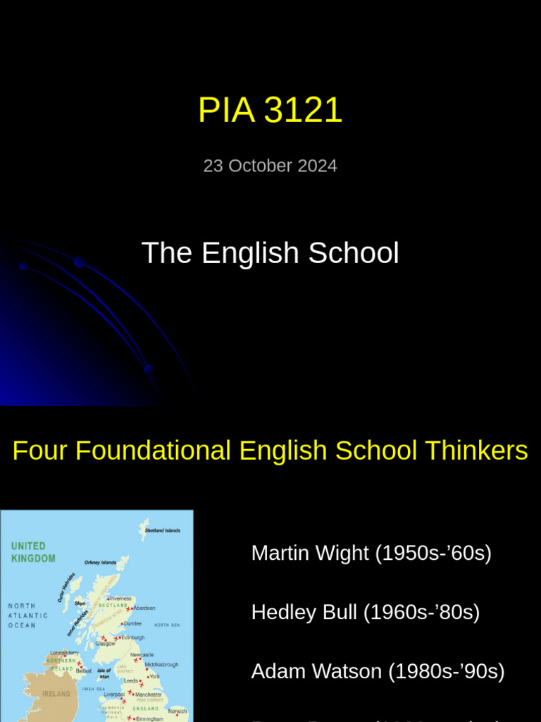 English School Thinkers in IR Theory | PDF | Pluralism (Political ...